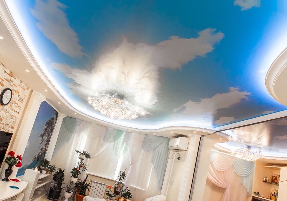 Заказать потолок с фотопечатью в г. Балтийск